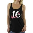 thumbnail image 1 of Awkward Styles Squad 16 Racerback Tank Top for Ladies Pink Squad Sixteen Racerback Tanks for Girls Birthday Girl Shirt Birthday Gifts for Teens I am 16 T-Shirt for Her Sweet 16 Party Clothing, 1 of 4