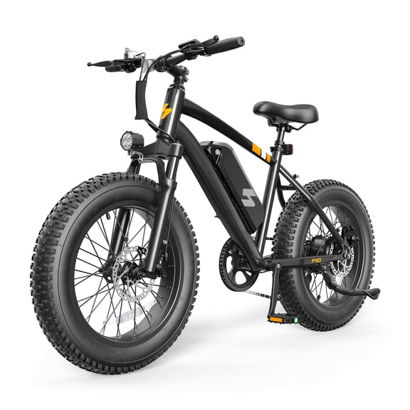 Actbest 26" x 4" Fat Tire Ebike for Man Teen, Peak 1200W Motor,48V 10.4Ah Removable Battery, Front Suspension,7 Speed,Electric Mountain Bike for Adults