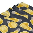 Light Bulb Print Shower Curtain Fabric Shower Curtains for Bathroom