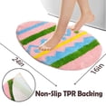 thumbnail image 3 of Easter Bathroom Rug Soft and Absorbent Spring Bathroom Decor Rug Cute Easter Eggs Rugs Non Slip Washable Bath Decor Mat Easter Rug Spring Bathroom Rug Easter Mat for Bath Bedroom Living Room 24"x16", 3 of 6