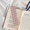thumbnail image 4 of Kdxio Leaves And Anemone Flowers In Red Grey Print Metal Tassel Bookmarks,Perfect Gift for Art Lovers and Bookworms Metal Bookmarks for Women, 4 of 8