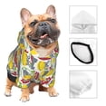 thumbnail image 4 of Uemuo Hippopotamus for Winter Dog Hoodie Sweatshirts with Pockets Warm Dog Clothes for Small Dogs Chihuahua-X-Small, 4 of 8