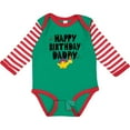 thumbnail image 3 of Inktastic Happy Birthday Daddy Party Boys or Girls Long Sleeve Baby Bodysuit, 3 of 5