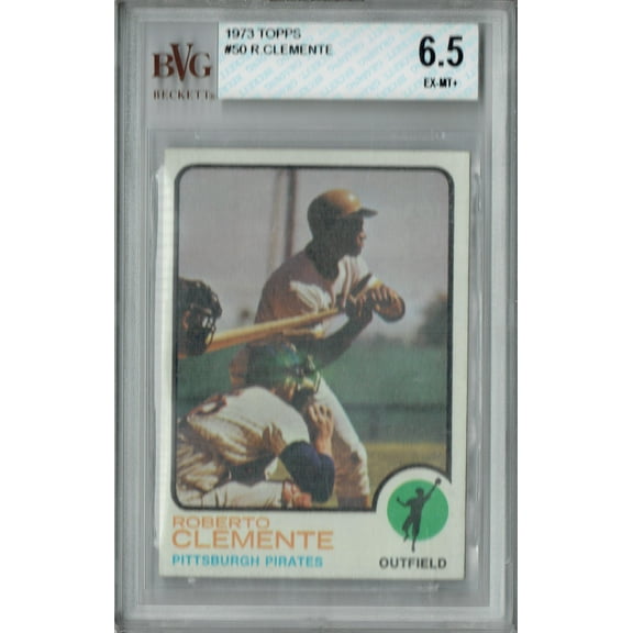 BGS 6 Roberto Clemente 1973 Topps #50 Rare Trading Card Pittsburgh Pirates