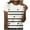 L, variant on Njagoc3 Women's White & Black Stripe Heart Print Crew Neck Short-Sleeve T-Shirt - Trendy Valentine's Day Casual & Everyday Wear