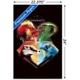 The Wizarding World: Harry Potter - Hogwarts House Crests Wall Poster ...
