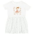 thumbnail image 3 of Inktastic Ballerina Girl in Pink Girls Toddler Dress, 3 of 5