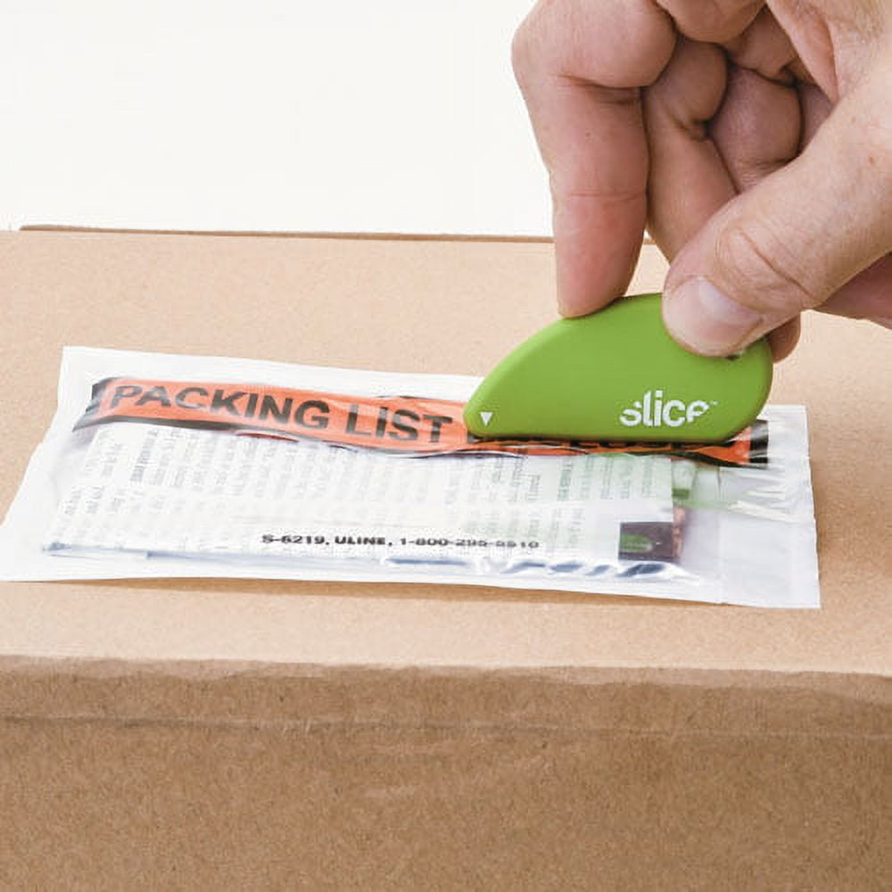 "Safety Cutters, Fixed, Non Replaceable Micro Safety Blade, Ceramic, Green | Bundle of 2 Each"