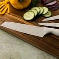 thumbnail image 6 of Thyme & Table Non-Stick Coated High Carbon Stainless Steel Speckled Kitchen Knives, 3 Piece Set Cream, 6 of 7