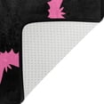 thumbnail image 5 of Dreamtimes Halloween Pink Bat Silhouette Non-Slip Area Rug 36"x24", Black Cartoon Floor Carpet Comfort Floor Mats Decor for Indoor Front Porch,Living Room, Bedroom,Kitchen, 5 of 7