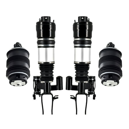 Set of 4 Front Air Airmatic Suspension Spring Strut-Rear Air Suspension Spring Bag For 2004-2006 Mercedes-Benz E500 4Matic
