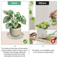 thumbnail image 5 of Uxcell 2-Pack Plant Saucer, 9 Inch Thicker Anti-Rot Root Plastic Plant Saucer for Indoor/Outdoor Potted Plant [Cream], 5 of 7