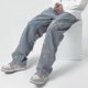 thumbnail image 1 of V-hanver Men Streetwear Baggy Jeans Trousers Cross Hip Hop Mens Loose Jeans Pants Women Oversized Boyfriend Jeans Denim Jeans, 1 of 5
