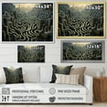 thumbnail image 5 of Designart "Surreal Maze Landscape Exploration IV" Extra Large Landscapes Framed Wall Art - Traditional Brown Surrealism Landscape Entryway Framed Wall Art, 5 of 7