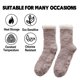 thumbnail image 2 of Whataatahia Calcetines para dormir Calcetines para el hogar Calcetines de piso acolchados de terciopelo coral, 2 of 5