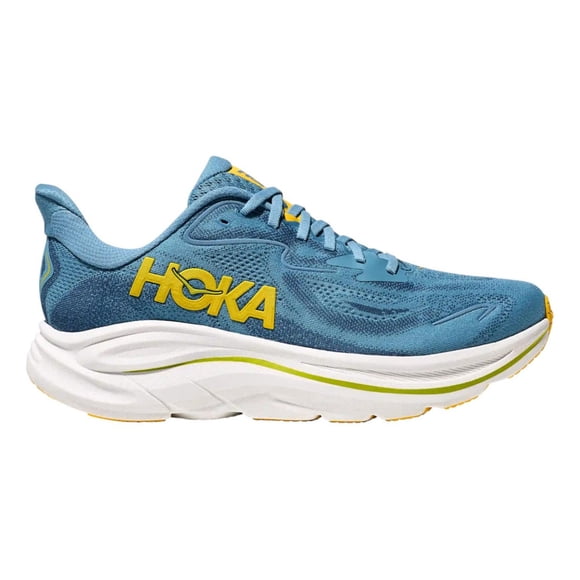 Tenis Hoka Hombre Caballero Clifton 10 Azul Amarillo Running azul 8 MX