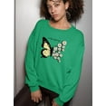 thumbnail image 2 of Let Life Surprise You Daisies Sweatshirt Women -Image by Shutterstock, Female x-Large, 2 of 4