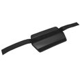 thumbnail image 3 of Cinturón de empuje de cadera portátil con peso para entrenamiento de fitness, de cuero sintético, para hombres y mujeres, color negro, 3 of 14