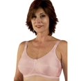 thumbnail image 1 of Classique Post Mastectomy Nylon Comfort Knit Bra with Lace 42B Soft Pink, 1 of 1