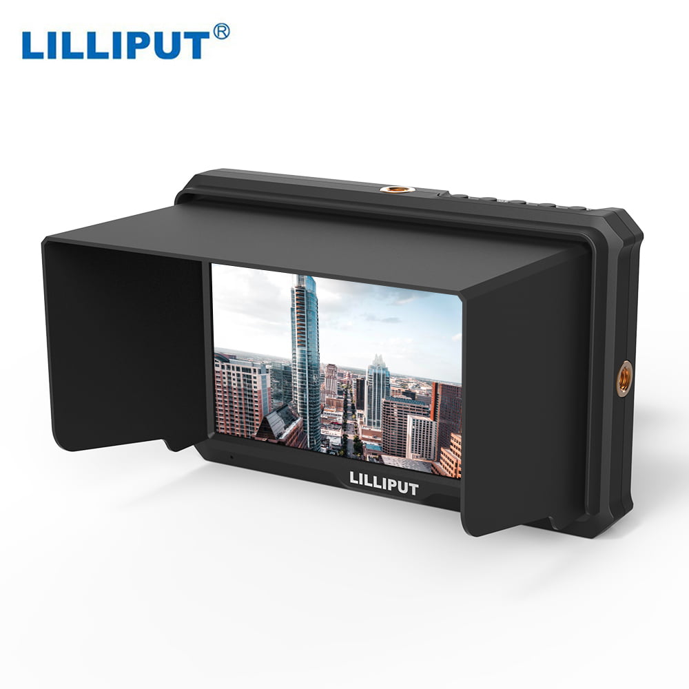Lilliput A5 5” Camera-Top Broadcast Monitor 4K HDMI 1920x1080 for HDMI out DSLR 