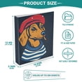 thumbnail image 3 of FORMRS 3 Ring Binder 1.5 inch with Pockets Set of 2 Clip Board 200 Sheets Capacity, Blue Dog Artist, 3 of 8