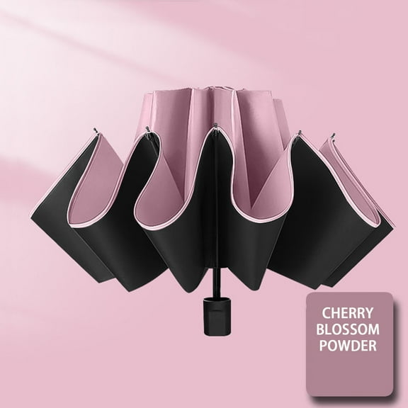 Zzbeans Compact Travel Umbrella, UPF 50 Sun Protection & Windproof, Portable Foldable Sunshade Umbrella for Outdoor, Daily Use, Men Women Kids, Pink