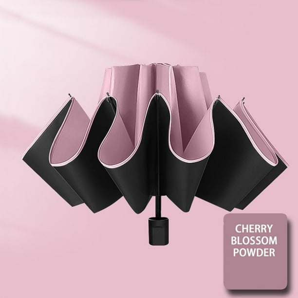 Sombrilla de Viaje Compacta | Protección Uv Upf 50+ | Diseño Plegable y Portátil | Mango de Aluminio Resistente Al Viento y Varillas de Fibra de Vidrio | Ligera (0.5 Lb) para Uso En Exteriores