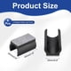 thumbnail image 2 of 6pcs Cubierta para Patas de Silla con Almohadilla de Fieltro, Protectores de Piso para Tubos de Silla en Forma de U, Ajuste para Patas Metálicas de 22 mm de Diámetro, Negro, 2 of 6