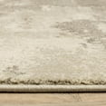 thumbnail image 6 of Oriental Weavers Carson Area Rug - 0734D - 3'10" x 5'5" - in Beige/ Gray - Modern Industrial Style, Stain Resistant, Family and Pet Friendly , Entrway, Bedroom Rug, 6 of 8