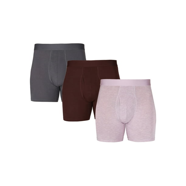 George Men's Soft Touch Rayon Boxer Briefs, 3 Pack - Walmart.com George Men's Soft Touch Rayon Boxer Briefs, 3 Pack - Walmart.com