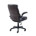 thumbnail image 3 of Serta Air Lumbar Bonded Leather Manager Office Chair, Brown, 3 of 6