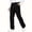 Black, variant on Uniform Pants for Boys Dress Pants with Pockets Elastic Waist Loose Straight Leg Comfy School Khaki Pants Teens Chino Trousers
