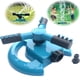 thumbnail image 2 of Aspersor de jardín Aspersor portátil giratorio automático de 360° Boquilla de 3 brazos, 2 of 7