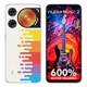 thumbnail image 1 of nubia Smartphone Music 2 Blanco 6.7” 120Hz, Triple bocina Sonido Estéreo 600%+, Cámara 50MP y 256GB+8GB RAM (4GB + 4GB Dinámica), Batería 5000mAh, Android 14, 1 of 5