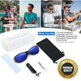 thumbnail image 4 of TINHAO Sunglasses Fit Over Glasses for Men Women, Wrap Around Sunglasses Polarized 100% UV Protection Driving, 4 of 7