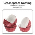 thumbnail image 4 of Metallic Foil Cupcake Liners for Baking Cupcakes, 100Pcs Rose Gold Greaseproof Paper Liners, 4 of 6