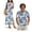 Blue Green Palm, variant on Couple Matching Outfits Washable Matching Summer Outfits for Couples Hawaiian Shirt for Men Polynesian Hibiscus with Soft Fabric Breathable for Summer Vacation Trip