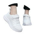 thumbnail image 3 of Gubotare Toddler Girl Tennis Shoes Girls Sneakers Kids Lightweight Breathable Athletic Running Shoes for Toddler Kid Size 13.5 (White,Little Kids 13.5), 3 of 9