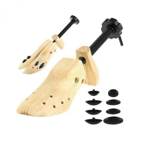 Sharprepublic 2xWood Shoe Stretcher Adjustable Heavy Duty for Boots Flats Women 36x7.8x8cm