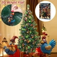thumbnail image 6 of 2025 Christmas Advent Calendar Chicken with Santa Hats, 24 Days Countdown Calendar with 2D Hanging Ornaments, Funny Chicken Tree Decor for Kids Toddlers Xmas Gifts, 6 of 8