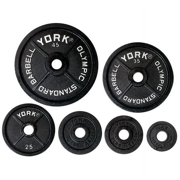 York Barbell 29036 Legacy Olympic Standard Plate - 100 lbs