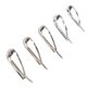 thumbnail image 2 of 5pcs Fishing Rod Tip Ring Tangle Free 5 Sizes Metal Ceramic Fishing Rod Tip Repair Kit for Saltwater Freshwater Saltwater, 2 of 4