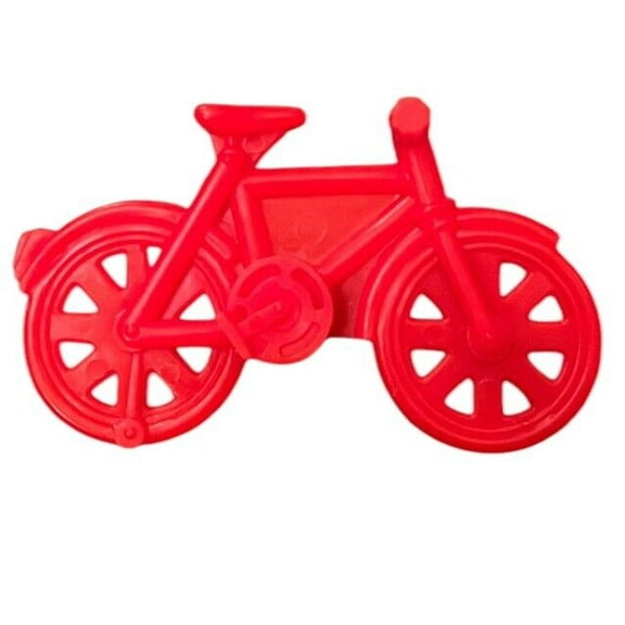 Tyco Mini 2” Camper van Red Bicycle Bike Sesame Street FIGURE FIGURINE New