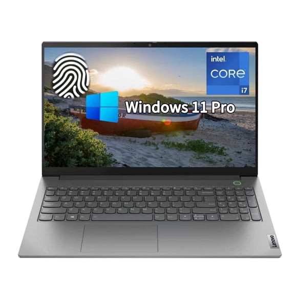 Lenovo ThinkBook 15 Gen 4 Business Laptop, 15.6" FHD Display, Intel Core i7-1255U, 16GB RAM, 512GB SSD, FP Reader, HDMI, Webcam, Wi-Fi 6, Windows 11 Pro, Grey
