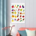 thumbnail image 5 of Poster Prints Wall Paper Art Decor Vegetables Chart Child Education Kids Alphabet Letter Word Cute Cartoon 16x24 inch Photo Picture Poster for Home Bedroom Living Room Kitchen, 5 of 7