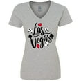 thumbnail image 3 of Inktastic Las Vegas- Dice and Card Suites Women's V-Neck T-Shirt, 3 of 5