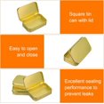 thumbnail image 3 of uxcell 6pcs Metal Tin Box, 3.7x2.4x0.8" Mini Portable Rectangular Empty Tinplate Small Storage Container Airtight Tins with Lids for Candy Favors Crafts Christmas Gifts, Gold, 3 of 7