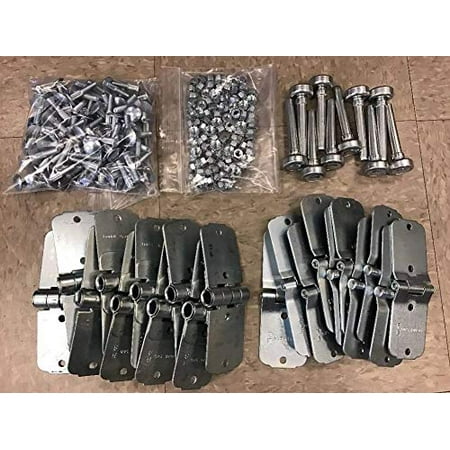 

30 Pack Door Repair Kit Overhead Truck - Hinges + 1 Rollers & Hardware!