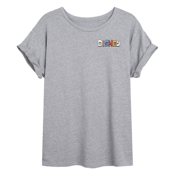 Disney - Vintage Disney Characters -Womens Oversized Graphic T-Shirt