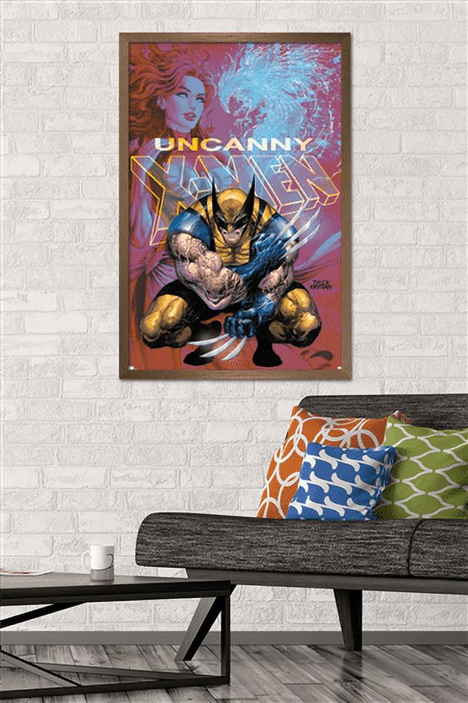 Marvel Comics - Wolverine Jean Grey - Uncanny X-Men #19 Wall Poster, 22.375" x 34", Framed